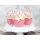 Cake-Masters tortadísz, pillangó, rózsaszín, ostyapapír, 29 db
