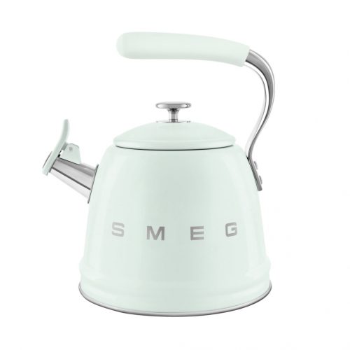 SMEG VÍZFORRALÓ TEÁSKANNA, retro, síppal, világoszöld