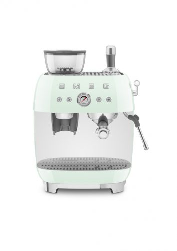 SMEG ŐRLŐVEL KOMBINÁLT ESPRESSO KÁVÉFŐZŐ, világoszöld