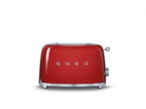 SMEG KENYÉRPIRÍTÓ, retro, 2 szeletes, piros