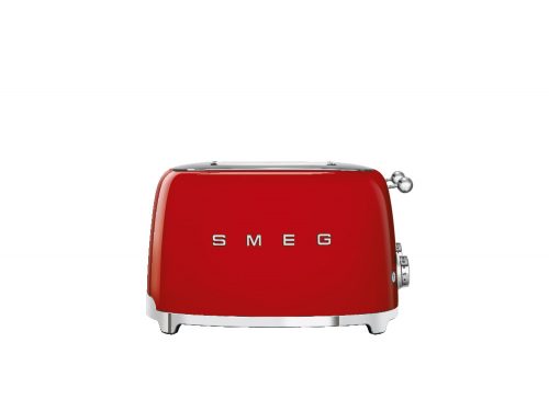 SMEG KENYÉRPIRÍTÓ, retro, 2x2 szeletes, piros