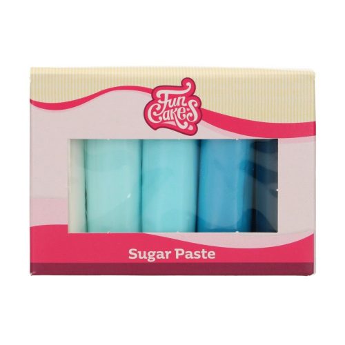 FunCakes fondant multipack, kék, 5×100g