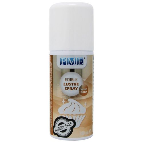 PME alkoholmentes lüszter spray, rose gold, 100 ml