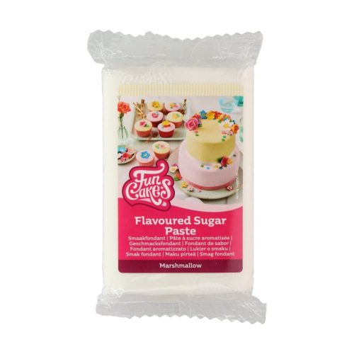 FunCakes fondant, fehér, pillecukor ízű, 250g