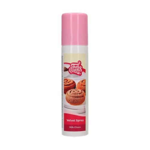 FunCakes bársonyspray, tejcsokoládé, 100 ml