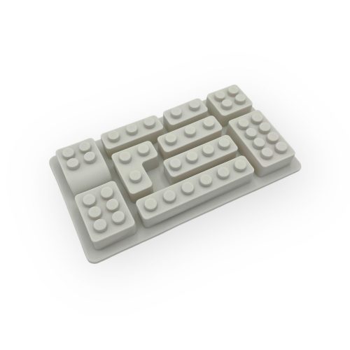 Lego bonbon forma, szilikon,10 db, 14,8×8,2 cm