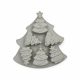 Mini karácsonyfa forma, szilikon, 18×21,5 cm, 6db