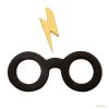 Harry Potter kiszúró szett, fém ,arany, szemüveg és sebhely