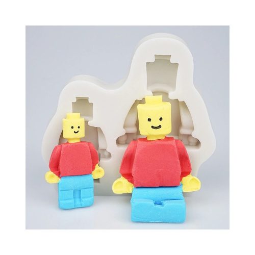 Lego ember fondant forma, szilikon, 10×10 cm