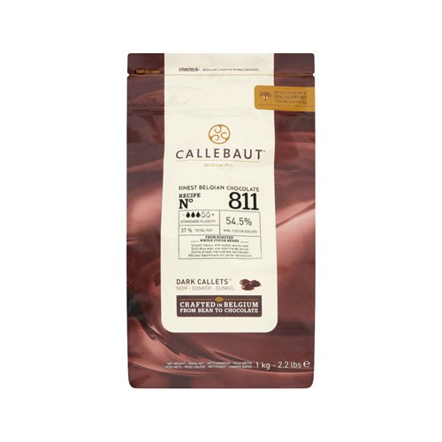 Callebaut étcsokoládé, 54,5%, 1kg