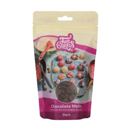 Funcakes csokoládé tallér, étcsokoládé, 350g