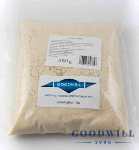 Goodwill mandulaliszt, 1kg