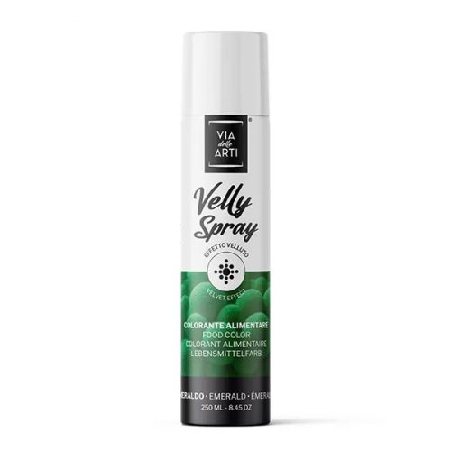 Via delle Arti bársonyspray, smaradzöld, 250ml