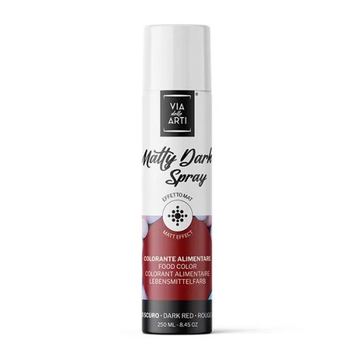 Via delle Arti matt hatású spray, sötétpiros, 250 ml